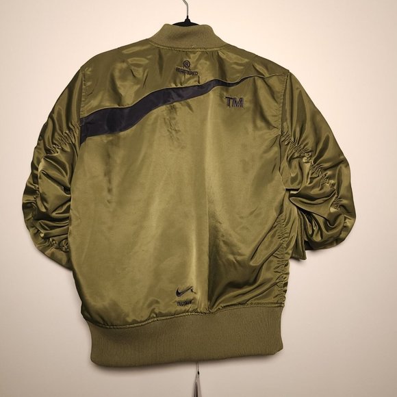 Nike Sportswear Big Swoosh Therma-Fit Revere Bomber Jacket Sz XS & M  DD6055-326 - Picture 5 of 13
